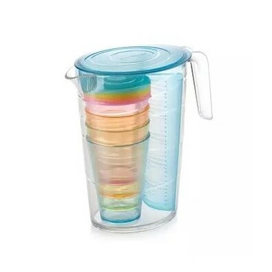 Tescoma Džbán s pohármi myDRINK 2,5 l, modrá