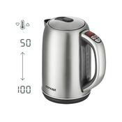 Concept RK3180 rýchlovarná kanvica s termoreguláciou Sinfonia, nerez, 1,7 l