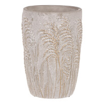 Vase Gramen, 13 x 20 cm, Betonbeige,