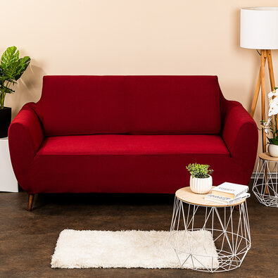 4Home Multielastični prevlek za dvojni foteljComfort bordo, 140 - 180 cm