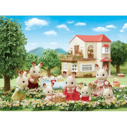 Sylvanian Families Rodzina „chocolate” królików, nowa