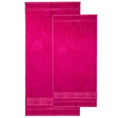 Set de două prosoape 4Home Bamboo Premium, roz, 70 x 140 cm, 50 x 100 cm