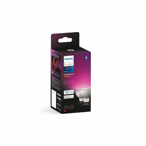 Philips Hue 8719514491649 żarówka LED WACABluetooth GU5.3 MR16, 2 szt.