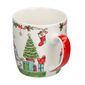 Altom Porcelánový hrnek Holly Christmas green 300 ml, 2 ks