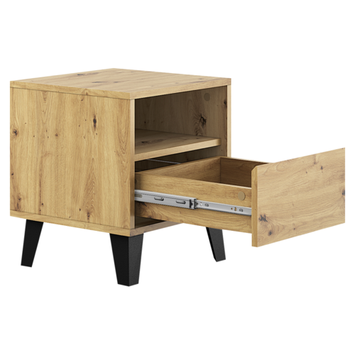 Nočný stolík BOGAN 1S, dub artisan