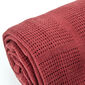 Bavlnená deka červená, 150 x 200 cm