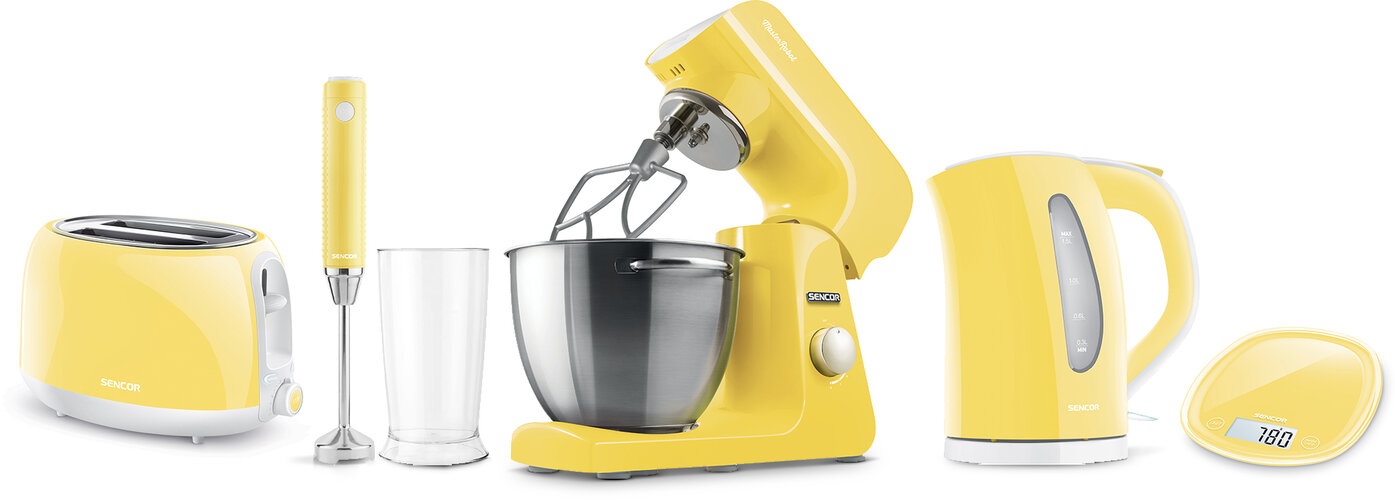 Robot de bucătărie Sencor STM 46YL, galben