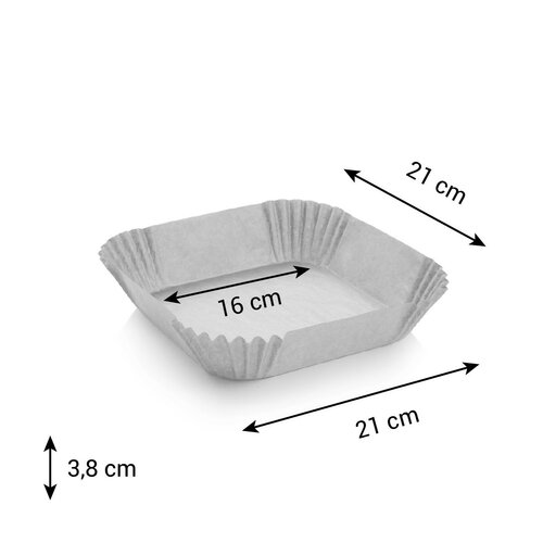 Tescoma DELICIA papírsütő forma négyzet 16 x 16 cm, 50 db