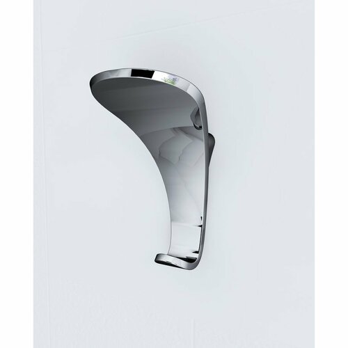 SAPHO LF001 cârlig, înălțime 10 cm, ABS, argintiu