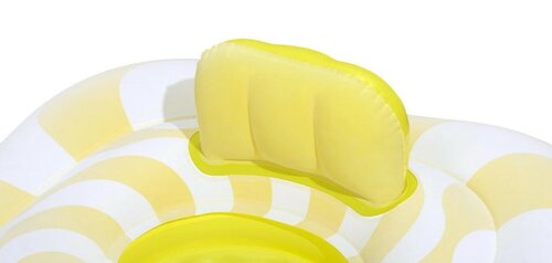 Bestway 32298 Nafukovací baby sedací kruh s opierkou, 79 x 79 cm