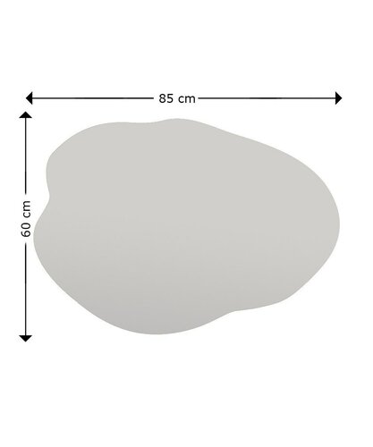 Spiegel Ohho Black 60 x 85 cm