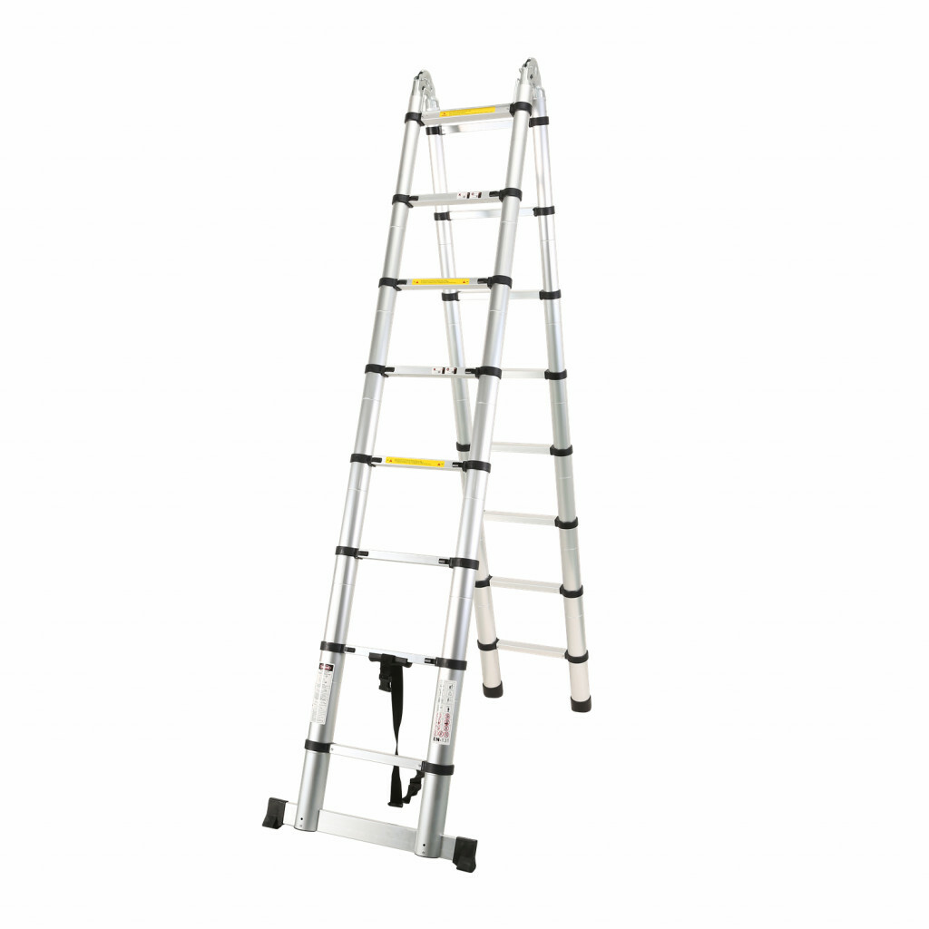 Fotografie Teleskopický žebřík, 2 x 2,8 m, XL