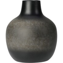 Posy kőagyag váza sötét barna, 13,8 x 16,4 cm