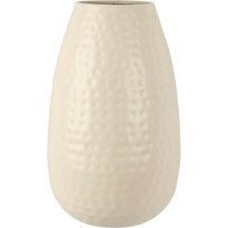 Dekorativní váza Karasi krémová, 18 x 30 cm