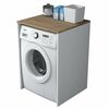 Waschmaschinenschrank Duma White and Walnut