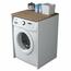 Waschmaschinenschrank Duma White and Walnut