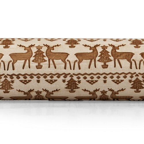 Toro nyujtófa rénszarvasos díszítéssel, 38 cm