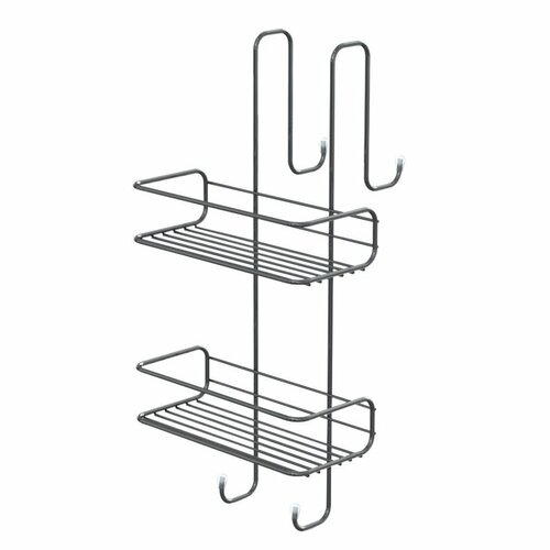 GEDY 2485 Chrom line Поличка для душової кабіни  підвісна, 24 x 49 x 22 см, срібляста