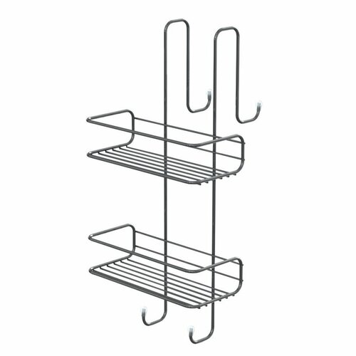 GEDY 2485 Chrom line Duschablage zum Aufhängen, 24 x 49 x 22 cm, silberfarben