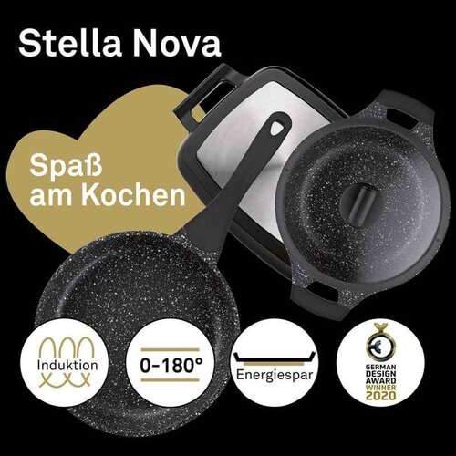 Сковорода з антипригарним покриттям STELLA NOVA,32 см