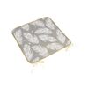 Bellatex Perna Adéla netedă Pene gri, albă, 40 x40 cm