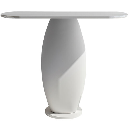 Odkladací stolík Ellittica White