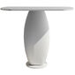 Beistelltisch Ellittica White