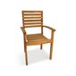 Stapelbarer Sessel Luc 58 x 52 x 97 cm, Akazie