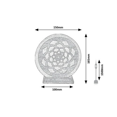 Rabalux 76031 solná lampa Mandali
