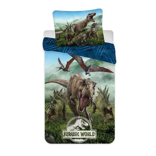 Baumwollbettwäsche Jurassic World Forest, 140 x 200 cm, 70 x 90 cm