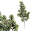 Sztuczna gałązka z nalotem sosna, 64 cm
