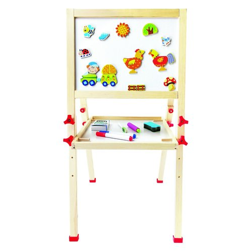 Bino Magnetische doppelseitige Tafel, 80 x 40 x 42 cm