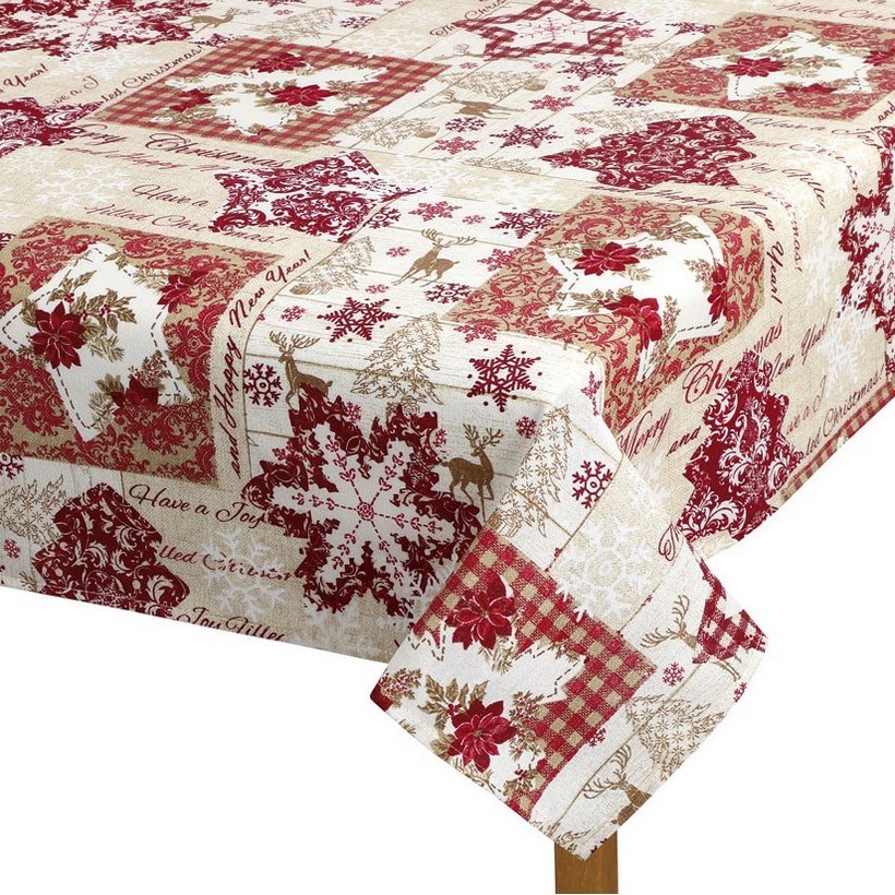 Bellatex Obrus Vianočný Patchwork, 120 x 140 cm