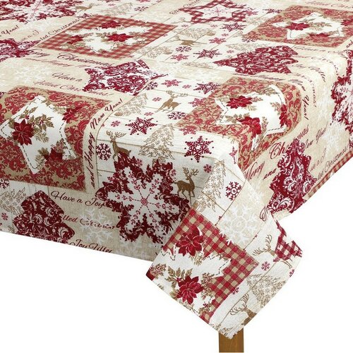 Obrus Świąteczny Patchwork, 120 x 140 cm