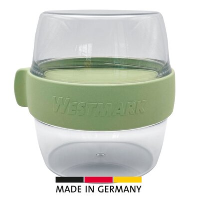 Westmark Двосекційний контейнер для їжі MAXI, 700 мл, м'ятно-зелений