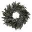 Umělý věnec z Túje, pr. 70 cm, ojíněný