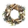 Weihnachtskranz „Doreen“ aus Rattan, 30 cm