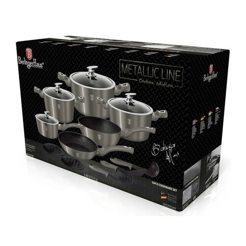 Set veselă 15 piese Berlinger Haus CarbonMetallic Line