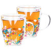 4Home termo steklenice Floral Hot&Cool 300 ml, 2 kos