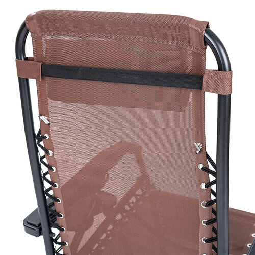 4Home Garten-Positionssessel Relax, Braun