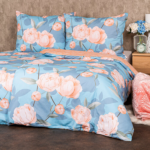 4Home Pościel bawełniana Peony Dream, 140 x 220 cm, 70 x 90 cm