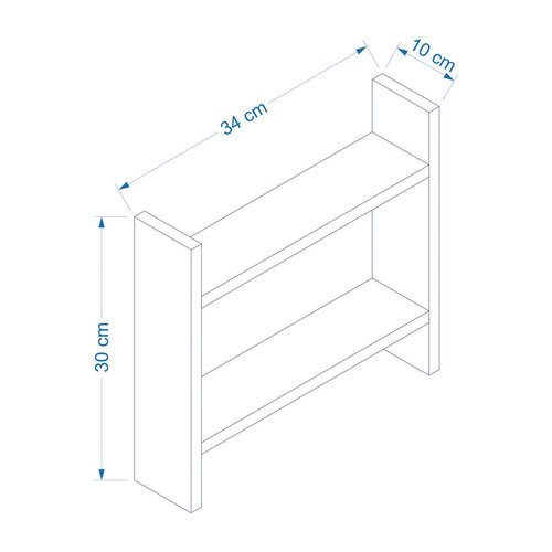 Кухонна полиця Denver Walnut