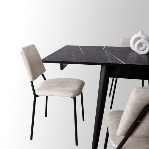 Esstisch Totem Black Marble