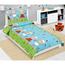 Bellatex Lenjerie de pat pentru copii din crepAlbastru oaie, 140 x 200, 70 x 90 cm