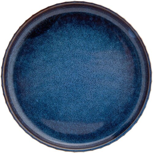 Altom Porcelánový podšálek Reactive Stripes modrá, 14 cm