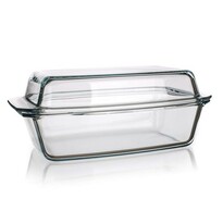 Tavă dreptunghiulară Simax, din sticlă, cu capac, 5,4 l Tavă dreptunghiulară Simax, din sticlă, cu capac, 5,4 l