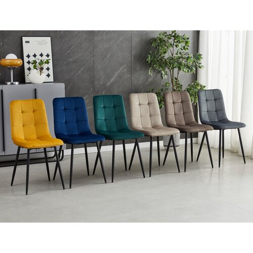 Esszimmerstuhl-Set CT-281 BLUE4, 4 Stück