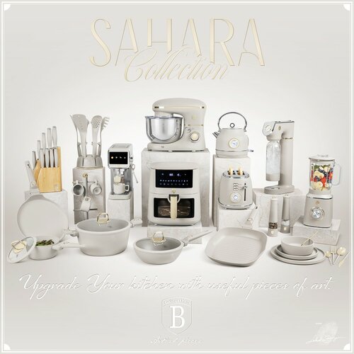 BerlingerHaus Sahara késkészlet akácfa állvánnyal,6 db