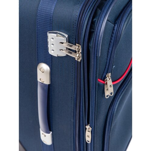 Pretty UP Cestovný textilný kufor TEX24 M, modrá