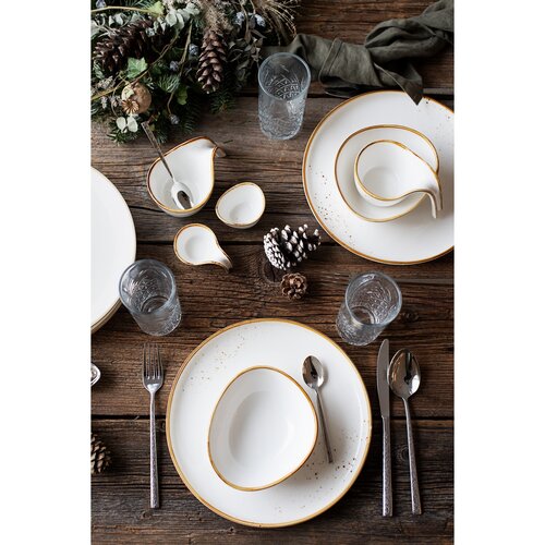 Miska Mäser Gourmet Pintar białe brązowe kropki 9x 5,5 cm